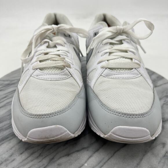 Nike Mens 9.5 Air Span 2 Athletic Sneaker Retro White Golf Grey Shoe AH8047-105 - Picture 3 of 13